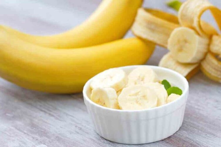 Banana para máscara antienvelhecimento